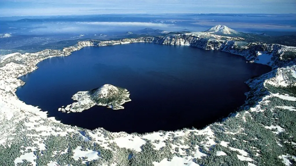 A crater lake definition?