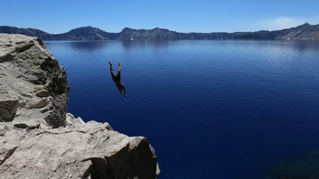 How has climate change affect crater lake?