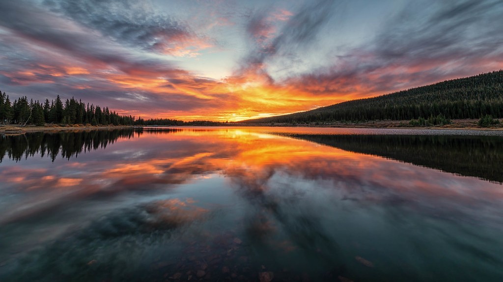 What type of landform is crater lake?